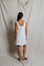 Skylar Japanese Jersey Sleeveless Dress - White