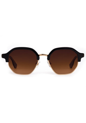 Dakota Revival Sunglasses - Black Tea 18K