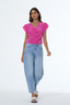 Reyna Top - Electric Fuchsia