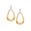 Teardrop Post Earring - Gold/Silver