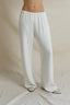 Georgia Crepe Easy Pant - Bone