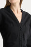Emmett Structured-Sleeve Denim Jacket - Washed Black