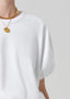 Gia Bubble Top - Soft White