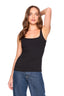 Essential Everyday Tank Top 9" - Black