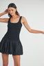 Bubble Hem Mini Dress