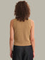 Demi High Neck Tank - Camel Heather
