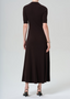 Amina Polo Dress - Chocolate