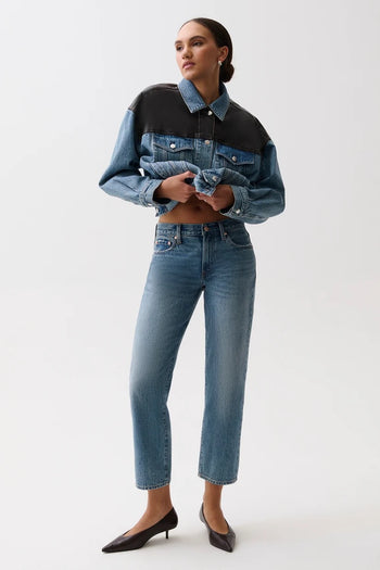 Issa	Mid Rise Ankle Straight - Metropolis