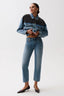 Issa	Mid Rise Ankle Straight - Metropolis