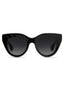 Charlotte Sunglasses - Black + Black and Crystal