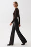 Evie	High Rise Slim Boot - Coated Mocha