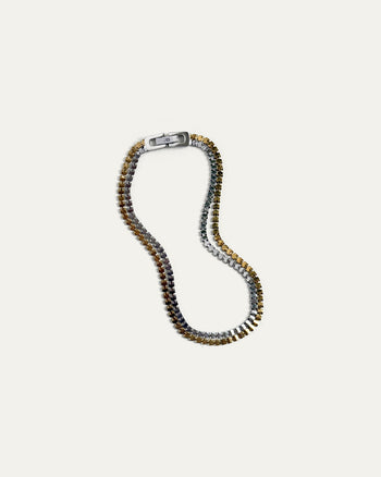 Double Amalfi Anklet - Two-Tone