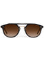 Markle Sunglasses - Black + Black Tea 18K