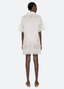 Babette Eyelet Swim Tie Front Coverup - White