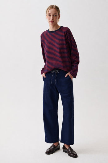 Sabrina Curved Utility Pants - Nautical