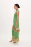 Nella Fringe Pant - Spruce Green