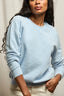 Ziggy - Inside Out Fleece Shrunken Crew - Powder Blue