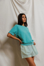 Kennedy	Core Fleece Short Sleeve - Teal Blue
