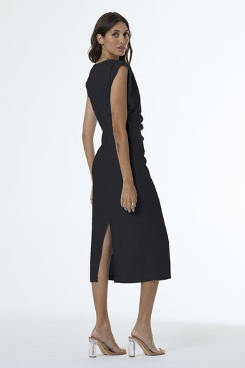 Ismay Midi Dress - Black