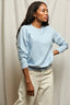 Ziggy - Inside Out Fleece Shrunken Crew - Powder Blue