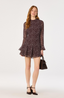Tasha Dress - Brown Polka Dot