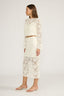 Stella Crochet Long Sleeve Top - White