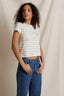 Lisa Top - Natural Stripe