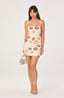 Abelia Dress - Ivory Multi Floral