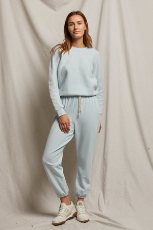 Johnny - French Terry Easy Sweatpant - Baby Blue