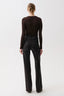 Evie	High Rise Slim Boot - Coated Mocha