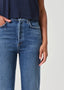 90's Pinch Waist Crop Jean - Overcast