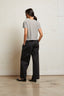 Harley Stripe - Cotton Boxy Crew Tee