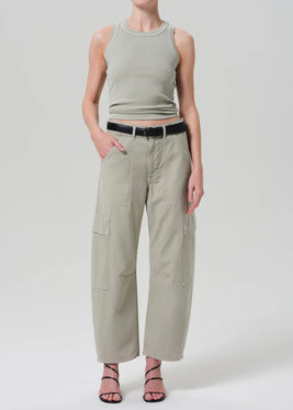Marcelle Low Slung Cargo - Matcha