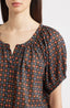 June Top - Noir Foulard