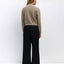 The Funnel Neck Cardi - Taupe
