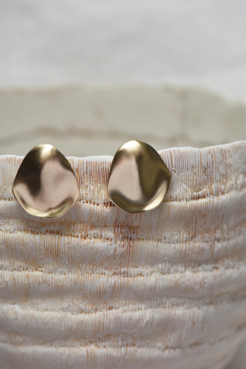 Large Irregular Studs - Brass