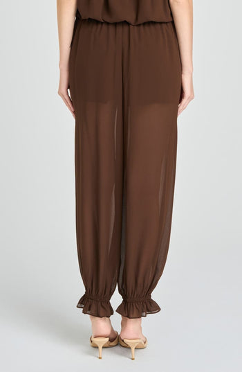 Jasmine Balloon Pant - Chocolate