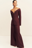 Asher Off Shoulder Top - Berry