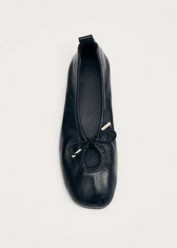 Rosalind Leather Ballet Flats - Black