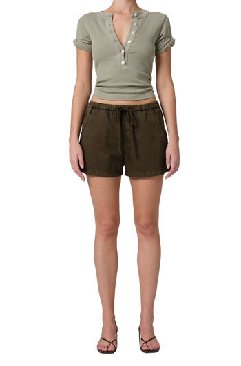 Este Drawstring Short - Dark Olive