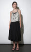 Delilah Bubble Midi Skirt - Black