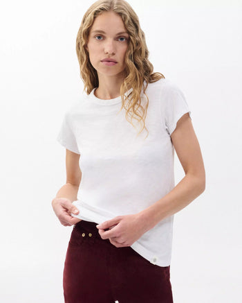 The Slub Tee - Bright White