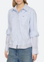 Zayna Dbl Layer Button Down - Blue