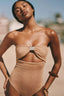 Izzie Full-Piece - Gold Shimmer