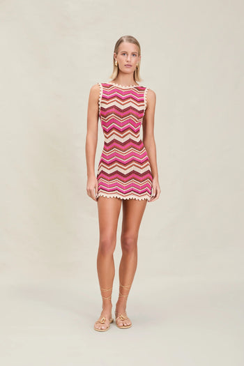 Alba Dress - Berry