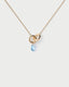Blue Lily Necklace