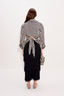 Za Za Knit Fringe Skirt - Black