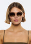Leah Sunglasses - 18K + Maple