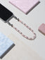 Linked Gemstone Wristlet - Rose Quartz