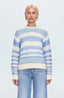 Moa Sweater - Blue Gradient Stripe